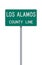 Los Alamos County Line road sign