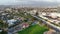 Los Angeles Aerial Shot Culver City Ballona Creek Forward Down in California 5K 50fps