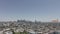 Los Angeles Aerial Skyline Cityscape Sightseeing View. Office Towers Crowded Downtown LA Aerials Panoramic View. Pan and Tilt. 4K