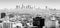 LOS ANGELES CA, UNITED STATES - Jun 13, 2017: Los Angeles from Runyon Canyon in Black and White