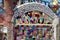 Los Angeles, California: detail of WATTS TOWERS by Simon Rodia, architectural structures