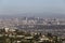 Los Angeles California Hollywood Hills And Downtown Aerial