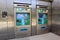 Los Angeles, California: Los Angeles Metro Rail Ticket Machine at LA Metro Station