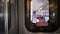 LOS ANGELES, CALIFORNIA, USA - 24 OCT 2019: Amtrak Pacific Surfliner commuter, express train car inside. Passenger rapid rail