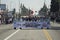 Los Angeles, California, USA, January 19, 2015, 30th annual Martin Luther King Jr. Kingdom Day Parade, parade banner