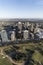 Los Angeles Century City Skyline Vertical Aerial