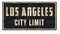 Los Angeles City Limit Retro Sign