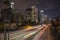 Los Angeles downtown night scape