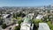 Los Angeles Downtown from University Park Aerial Shot Orbit R in California USA