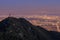 Los Angeles downtown view from top, Mt. Wilson