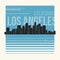 Los Angeles graphic, t-shirt design, tee print, typography, emblem.