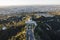 Los Angeles Griffith Park Morning Aerial