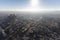 Los Angeles Hazy Summer Afternoon Aerial