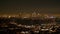 Los Angeles by night - aerial view from the Hollywood Hills