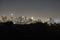 Los Angeles Night Skyline with Ridgeline