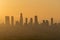 Los Angeles Orange Smog Sky