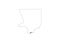 Los Angeles outline map California city shape