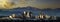 Los Angeles panorama sunset