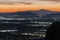 Los Angeles San Fernando Valley Dawn Landscape View