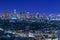 Los Angeles Skyline At Night