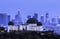 Los Angeles Skyline During Twilight from Griffith Park Trails