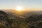 Los Angeles Sunrise View of San Fernando Valley