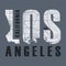 Los Angeles t-shirt and apparel vector design, print, typography