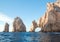 Los Arcos / The Arch at Lands End as seen from the Sea of Cortes at Cabo San Lucas in Baja California Mexico