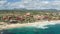 Los Cabos, Aerial of Waterfront With Ocean Water and Hotels and Villas on Beach