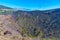 Los Canarios village and San Antonio crater at La Palma, Canary Islands, Spain