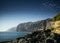 Los gigantes cliffs coast landmark in south tenerife island spai