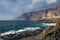 Los Gigantes rocks view from piscina naturale at Puerto Santiago