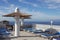 LOS GIGANTES, TENERIFE/SPAIN - FEBRUARY 20 : Parasols and sun lo