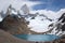 Los Glaciares National Park, View of Mount Fitz Roy, southern Patagonia, Argentina