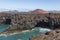 Los Hervideros caves in Lanzarote, Canary Islands.