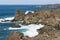 Los Hervideros Rocks In Lanzarote, Spain