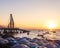 Los Muertos Pier at sunset - Puerto Vallarta, Jalisco, Mexico