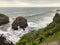 Los Roques Beach El Burgado Beach. North coast of Tenerife. Canary Islands