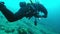 Lost anchor on underwater bottom of Lake Baikal.
