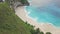 Lost Beach Tropical Aerial 4k