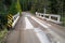 The Lost Creek bridge in Gifford Pinchot National Forest, Washington, USA