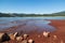 Lost Creek Lake Shoreline and Cascade Mountains