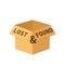 Lost and found icon. Clipart image