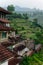 Lost hotel and rice terraces