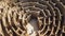 Lost in the Labyrinth: A Captivating Bird\\\'s Eye View Photo of a Man\\\'s Desperate Struggle