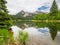 Lost Lake With Reflection Of Beckwith Mountains