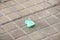 Lost pacifier on the sidewalk