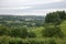 Lostwithiel Village from Restormel Castle