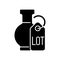 Lot black glyph icon