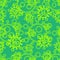A lot of bright glowy biology cells, bacterias and virus seamless pattern